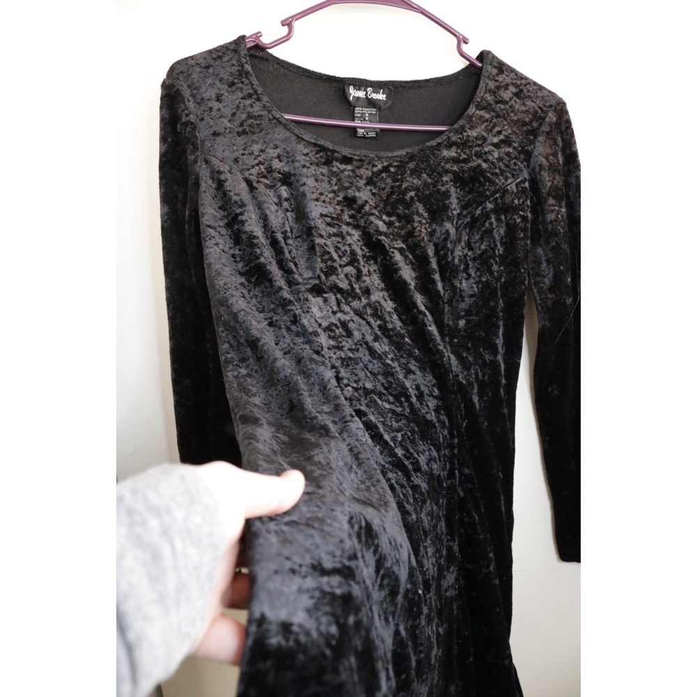 Velvet Little Black Dress